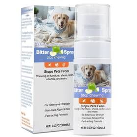 Jambos 757111365800 Effectively Bitter Apple Spray For Dogs To Stop Chewing No Chew