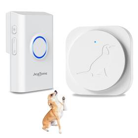 Jeatone 1cm2 Dog Door Bell Smart Wireless Doorbell For Potty Training Bells To G