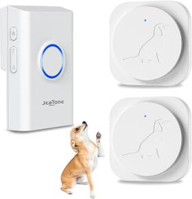 Cm2-102-2 Jeatone Dog Door Bell Smart Wireless Doorbell For Doggie Training Cm2-102-2 Jeatone Dog Door Bell Smart Wireless Doorbell For Doggie Training
