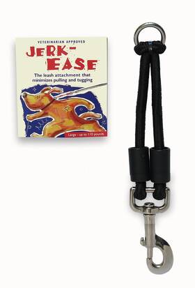 Jerk-ease 689076291132 Bungee Dog Leash Extension Patented Shock Absorber Attachment Protects Y