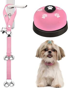 Jimejv 313103375358 2 Pack Dog Doorbells Pet Training Bells For Go Outside Potty And Commu