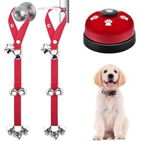 Jimejv 707995987902 3 Pack Dog Doorbells Pet Training Bells For Go Outside Potty And Co