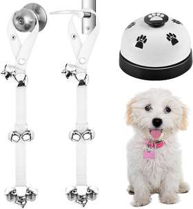Jimejv 726084732193 3 Pack Dog Doorbells Pet Training Bells For Go Outside Potty An