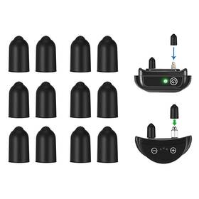 Jipimon 754302842515 Dog Shock Collar Rubber Tips 12 Pcs Training Replacement Silicone Cove Jipimon 754302842515 Dog Shock Collar Rubber Tips 12 Pcs Training Replacement Silicone Cove
