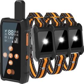 Jlznlc 728161409349 Dog Training Collar With Remote 4200ft 3 Dogs - Shock For Barking Cont