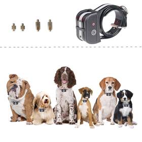 01-jy-k6-cr Justpet Electric Pet Wireless Fence Dog Training Collar System K6 Waterproof Recharg