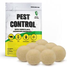 Jyevewa 810165603479 Pest Control Balls Mice Repellent High-strength Mouse Repellents Peppermint