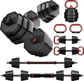 Keppi Fitness 632125458567 Keppifitness Adjustable Dumbbell Set 30/40/50/70/90 Lb Weight With