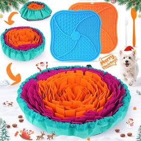 Kppt5-mx1 Kipritii Dog Feeding Set With Snuffle Mat And Lick For Dogs Slow Feede