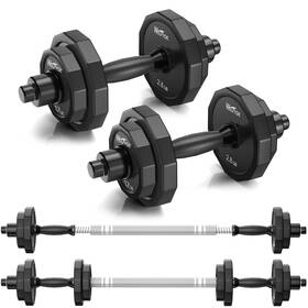 Dbst10 Kiss Gold Barbell Weights Dumbbells Set 22 Lbs Each Dumbbell 11lbs