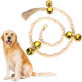 Dg1005 Klogtsind Dog Bell For Door Potty Training Adjustable Wooden Beads Bells Dg1005 Klogtsind Dog Bell For Door Potty Training Adjustable Wooden Beads Bells