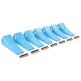 T230sp Ksqoon 230sp 7pk 230s 230csp Bucket Teeth With Flex Pins 23pn Compatible Kubo T230sp Ksqoon 230sp 7pk 230s 230csp Bucket Teeth With Flex Pins 23pn Compatible Kubo
