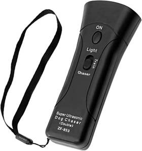 Kujobuy 689212092609 Ultrasonic Anti Dog Barking Pet Trainer Led Light 5.51 1.57 1.18 Inch Black