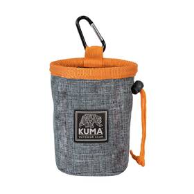 Kuma Outdoor Gear 869-km-gdtp-og Good Dog Treat Pouch Heather Grey/orange