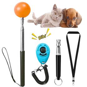 Lasvial 780745474389 Training Kit - 1 Target Stick Clicker Whistle Dog E