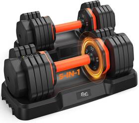 Lg-001 Lifeog 2025 Updated Adjustable Dumbbell Set Of 2 55lbs Pair Total 110lbs