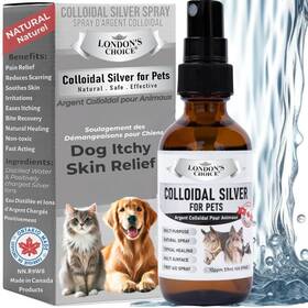 Londons Choice 719281707217 Colloidal Silver Spray For Dogs And Cats - Hot Spot Remedy Wound Care Rash