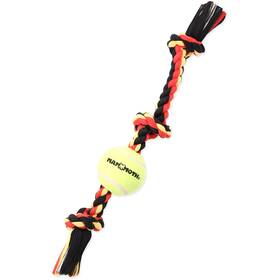 141230 Mammoth Pet Products Flossy Chews Color 3 Knot Tug With Standard Tennis Ball Prem 141230 Mammoth Pet Products Flossy Chews Color 3 Knot Tug With Standard Tennis Ball Prem