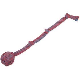 43725402 Mammoth Pet Products 166357 Extra Flossy Webbing Ball With Fling Handle Dog Toy 43725402 Mammoth Pet Products 166357 Extra Flossy Webbing Ball With Fling Handle Dog Toy