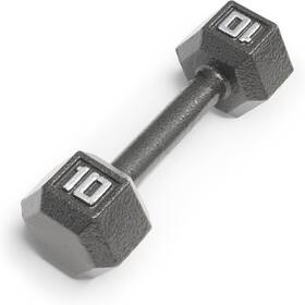 Marcy 096362990349 Cast Iron Hex Dumbbells Collection - Available Size 10 Pound Black