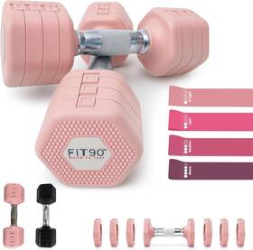 Fit90 Marke 199284313330 9 Kg Verstellbares Hantel-set Mit Widerstandsb Ndern F R Das Training Pink Fit90 Marke 199284313330 9 Kg Verstellbares Hantel-set Mit Widerstandsb Ndern F R Das Training Pink