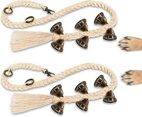 Maume 445047943935 Dog Bell For Door Potty Training Adjustable Hanging Length Small