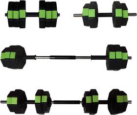 Doi-30 Megachoice Adjustable Dumbbell Set With Iron Handle 30lbs/44lbs Weight Green 30lb Doi-30 Megachoice Adjustable Dumbbell Set With Iron Handle 30lbs/44lbs Weight Green 30lb
