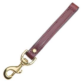 Mendota Products Me10106 Pet Leather Steady Tab - Dog Lead Made In The Usa Chestnut 3/4 I