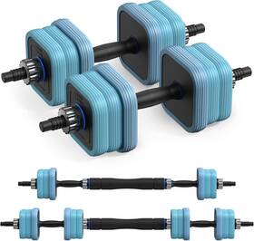 Mr-2382b2 Merach Adjustable Dumbbells 22/35/44/66/88lbs Free Weight Set With Blue