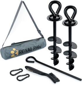 Mia & Friends 860003615409 For Large Dogs Up To 210 Lbs - Heavy Duty Dog Stake Yard Beach Mia & Friends 860003615409 For Large Dogs Up To 210 Lbs - Heavy Duty Dog Stake Yard Beach