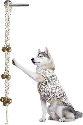Mkono 744110770674 Dog Bell For Door Potty Training Doorbell Handmade Macrame Bells