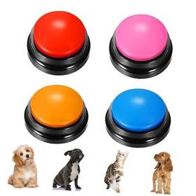 Mk-018 Molik Voice Recording Button 4 Color Dog Buttons For Communication Pet Training Mk-018 Molik Voice Recording Button 4 Color Dog Buttons For Communication Pet Training