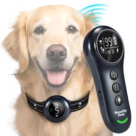 Neoallypets 810020212600 Neoally 2 In 1 Dog Training And Bark Control Collar Smart Anti Barking Colla