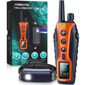 Nikketta 740953398082 Dog Shock Collar With Flashing Light For Night Walks 4500ft Training Coll