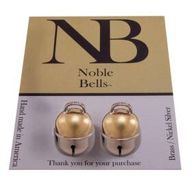 Noble Bells 197644968787 Pet Pair Of Brass And Nickel Silver Size Large