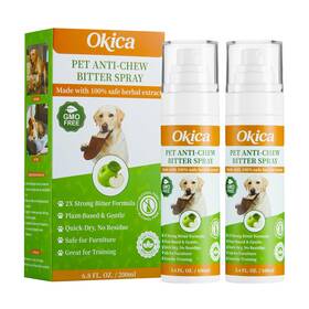 Okica 766785276923 Bitter Apple Spray For Dogs - No Chew To Stop Barking Marking