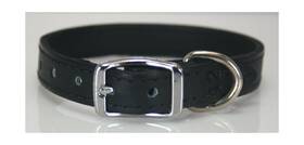 Omnipet 6066-bk14 Signature Leather Pet Collar Black 1/2 By 14 Inch Fast Ship