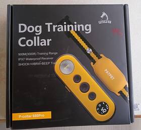 Patpet 680pro P-collar Dog Training Collar Orange Shock And Vibration