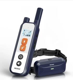 Pecole Pe-18 Dog Training Collar With Remote 1600ft Range Vibration Beep And Shock