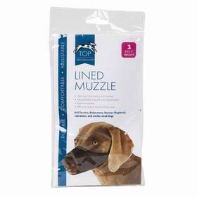 Tp639114 Pet Edge Tp Lined Nylon Muzzle 7in Snout Sz 3