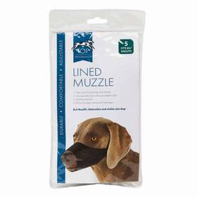 8.25insnout Pet Edge Tp639116 Tp Lined Nylon Muzzle Sz 5