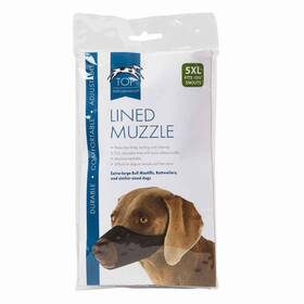 10.25insnout Pet Edge Tp639117 Tp Lined Nylon Muzzle 5xl