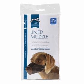 Pet Edge Tp639119 Tp Lined Nylon Muzzle 10.75insnout 4xl