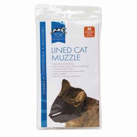 Tp6401 Pet Edge Tp Lined Nylon Cat Muzzle M 6-12lb