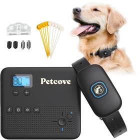 Pc-pwgrd1-blk-merch-4 Petcove Wireless Dog Fence System And Remote Training Collar 24ghz Nongps For Pc-pwgrd1-blk-merch-4 Petcove Wireless Dog Fence System And Remote Training Collar 24ghz Nongps For