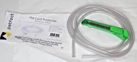 Petfect 647567752111 Protecto 7ft Pet Cord Cable Chewing Cover Protector Kit 5/9mm Clear Pvc