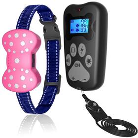 Am003-a Petnais Dog Shock Collar - 3000ft Training With For Dogs Suit