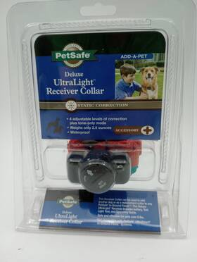 406866 Petsafe Deluxe Ultralight Receiver Collar Static Correction Waterproof Dog New 406866 Petsafe Deluxe Ultralight Receiver Collar Static Correction Waterproof Dog New