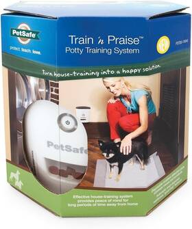 Petsafe 729849136496 Train N Praise Puppy Dog Potty Training System- New In Box Pads Included