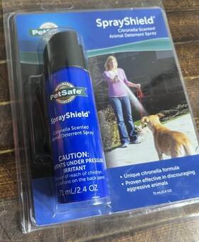 74559-1-83259 Petsafe Sprayshield Citronella Scented Animal Deterrent Spray 2.4 Oz New Sealed
